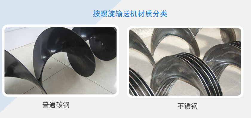 按螺旋输送机材质分类