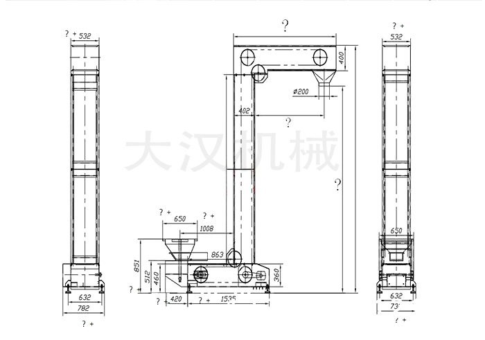 z型斗提机图纸