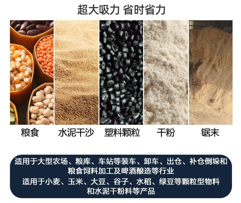 软管吸粮机用途