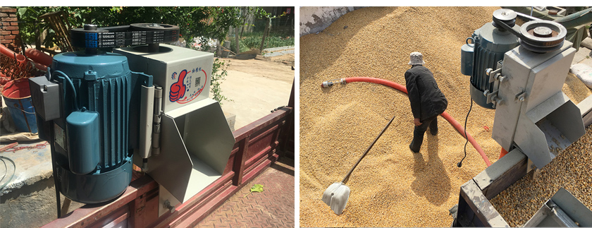 车载用吸粮机使用场景