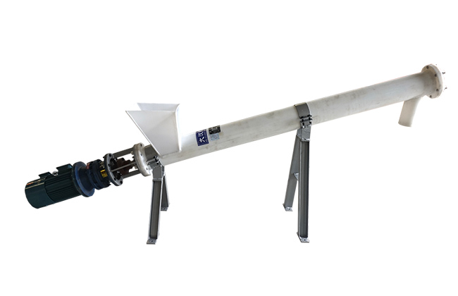 倾斜塑料螺旋输送机