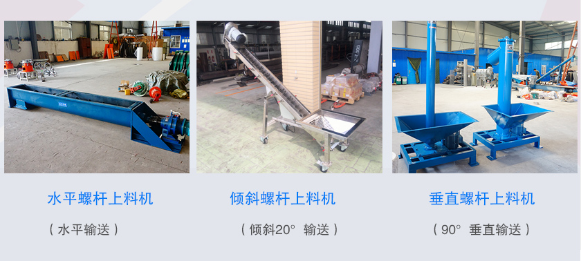 螺杆上料机输送角度分类
