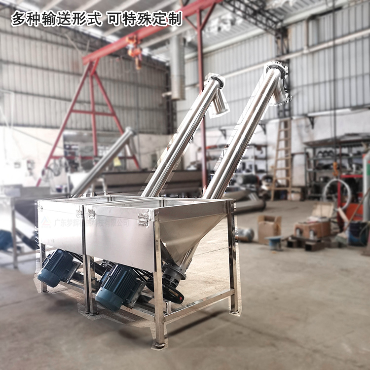 不锈钢螺旋输送机可“量身定制”，多种输送形式