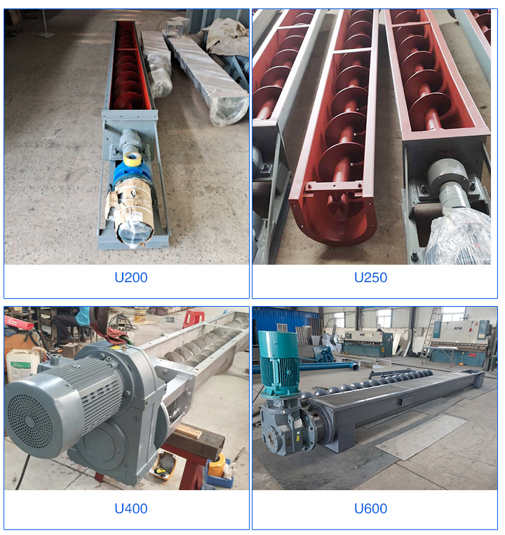 输送量决定了螺旋输送机型号的选择，用户所需输送物料的产量越大，选择的螺旋给料机型号也就越大